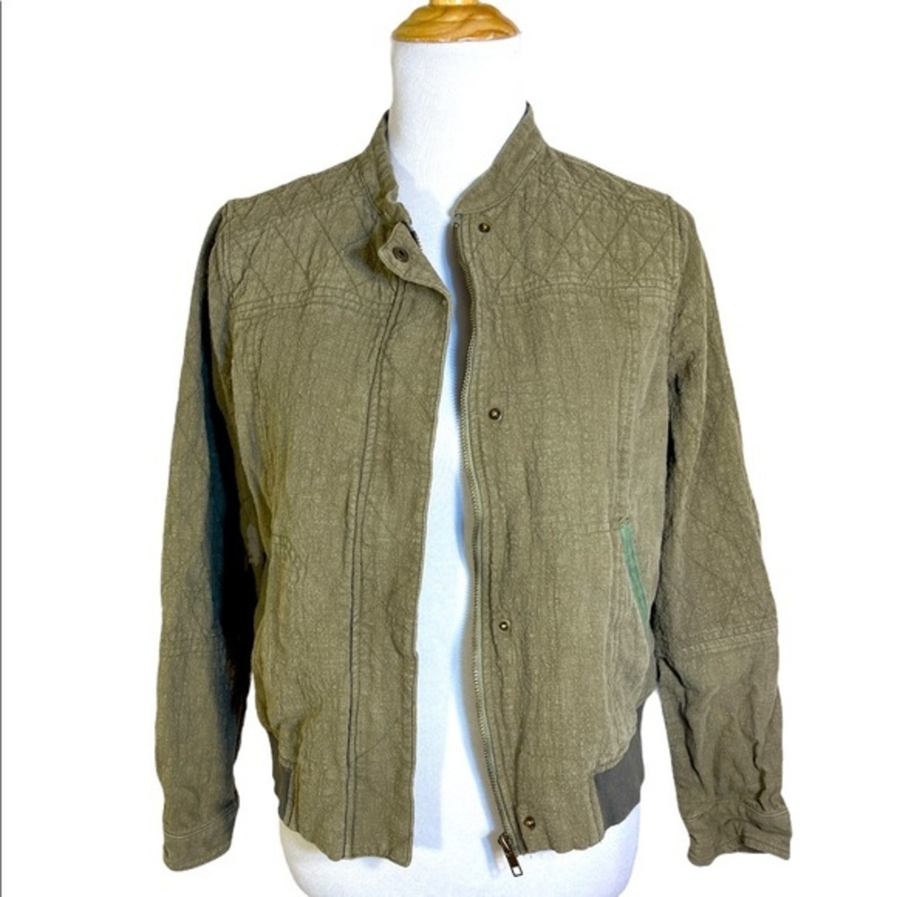 Skies are Blue olive green jacket
